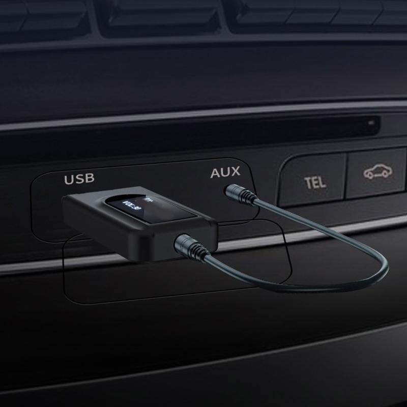 USB5.0 Display Bluetooth-compatible 5.0 Transmitter Receiver for TV Car Computer