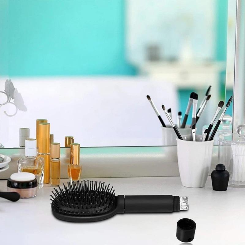 Hair Brush Secret Stash Box Money Jewelry Key Pill Storage Box Safe Stash Comb