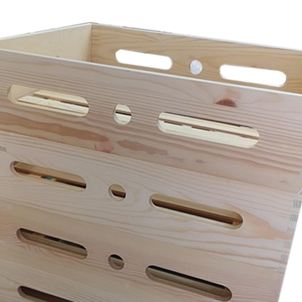 Durable Wooden Box with Handles for  Cooling DIY  Making Tools