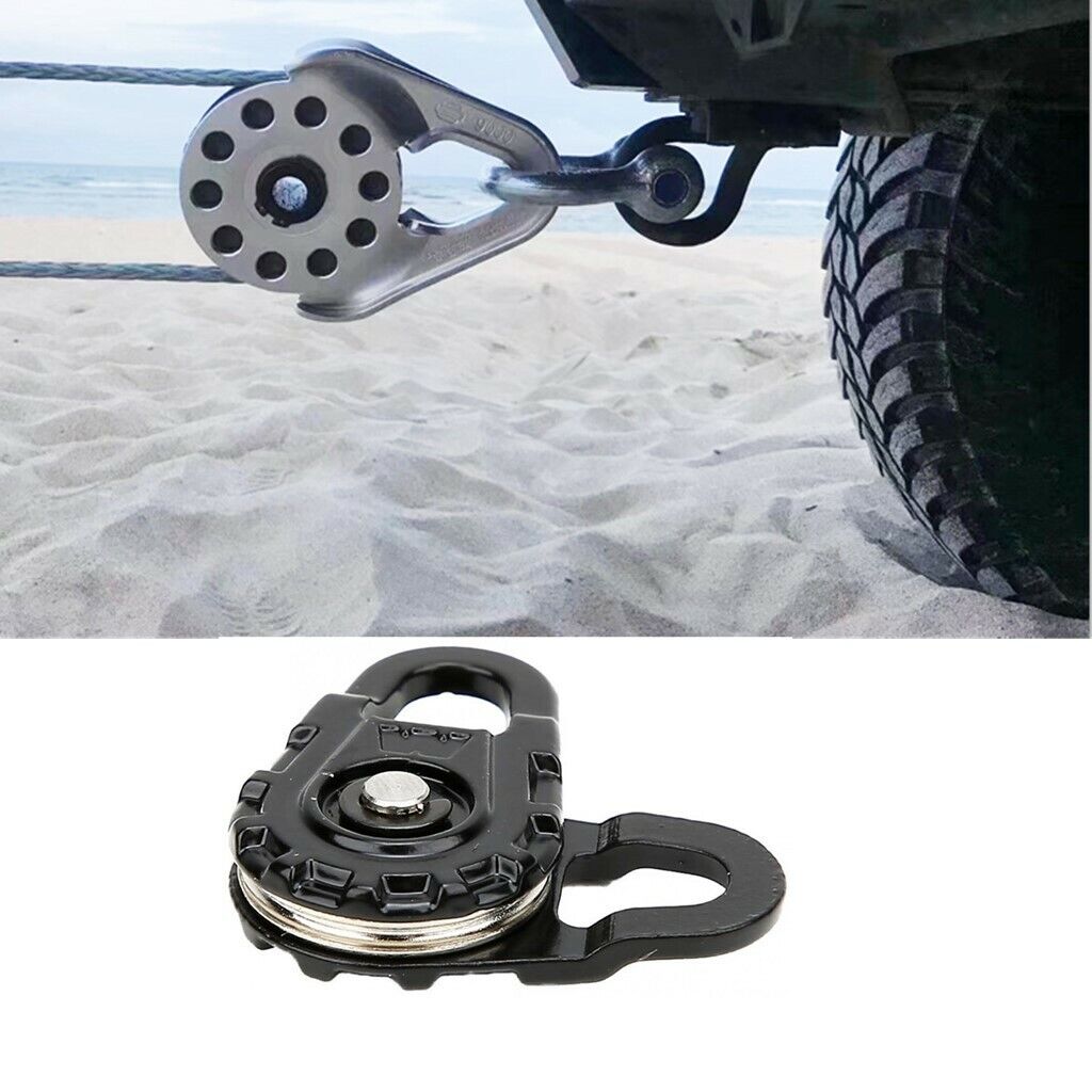2x Heavy Duty   Winch Tow Rope Snatch Block 1:10 RC Car Crawler