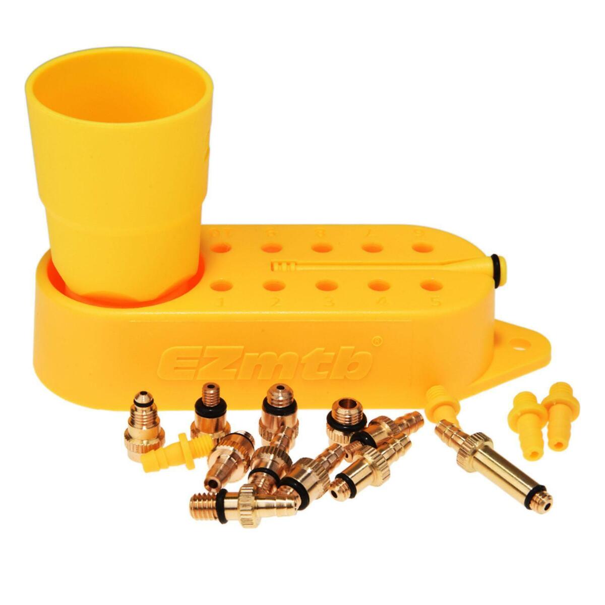 aternee 10 in 1 Bicycle Hydraulic Disc Bleed Adapters Bike Oil Filling Joint