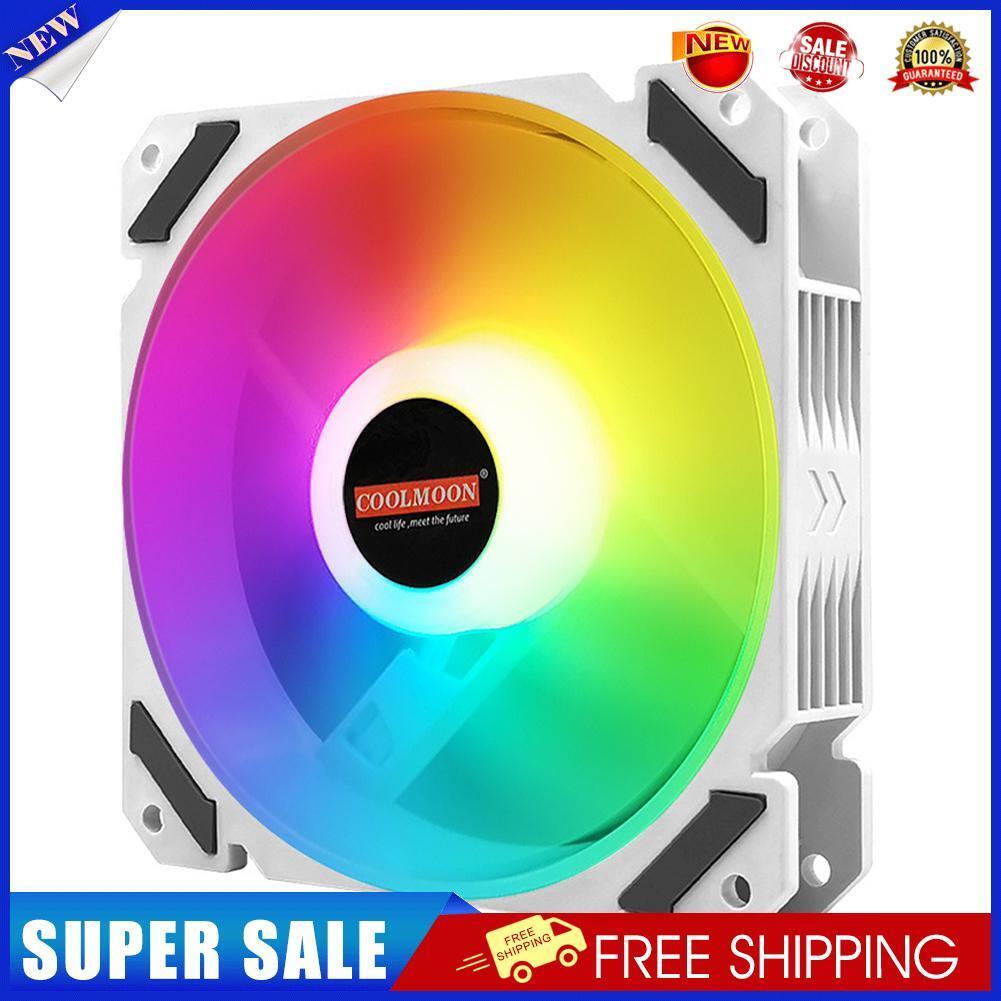120mm PWM ARGB PC Case Fan 4 Pin Addressable RGB Cooling Fan for CPU Cooler