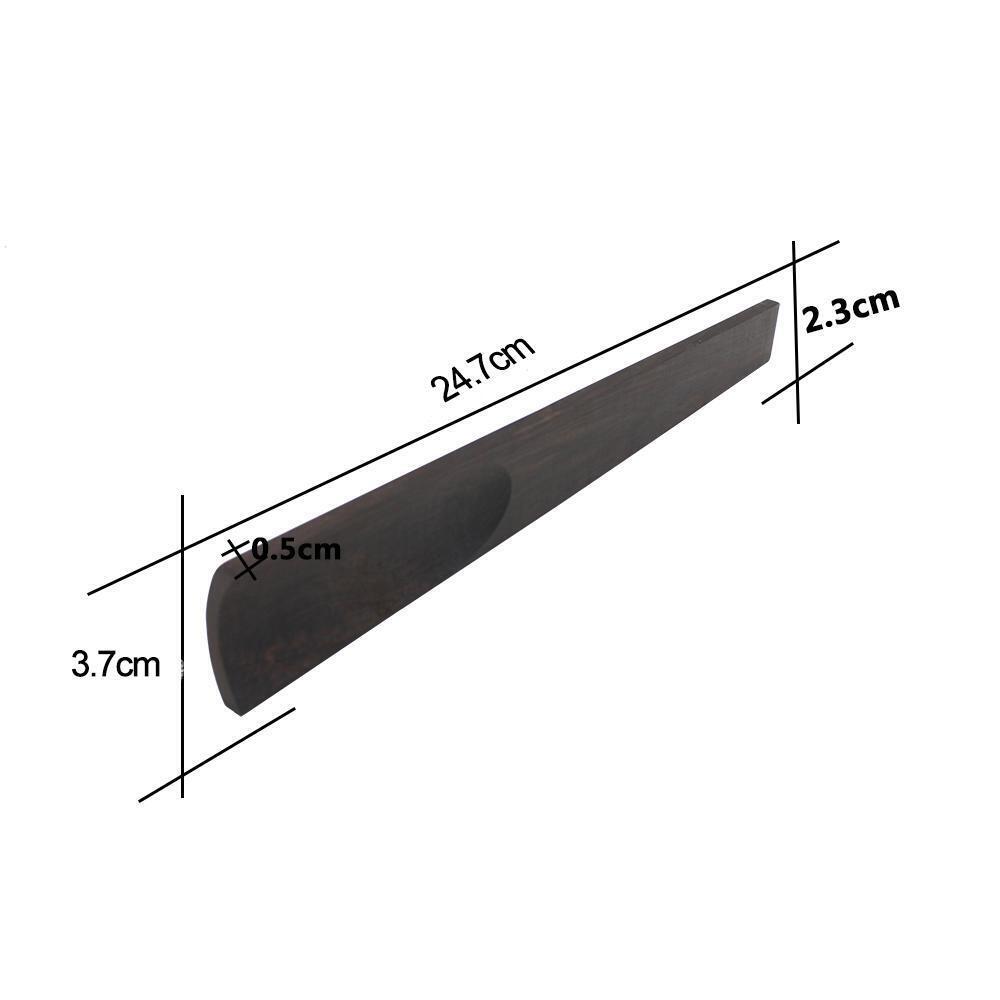 3/4 Inch Violin Fingerboard 10 Inch Ebony Fingerboard