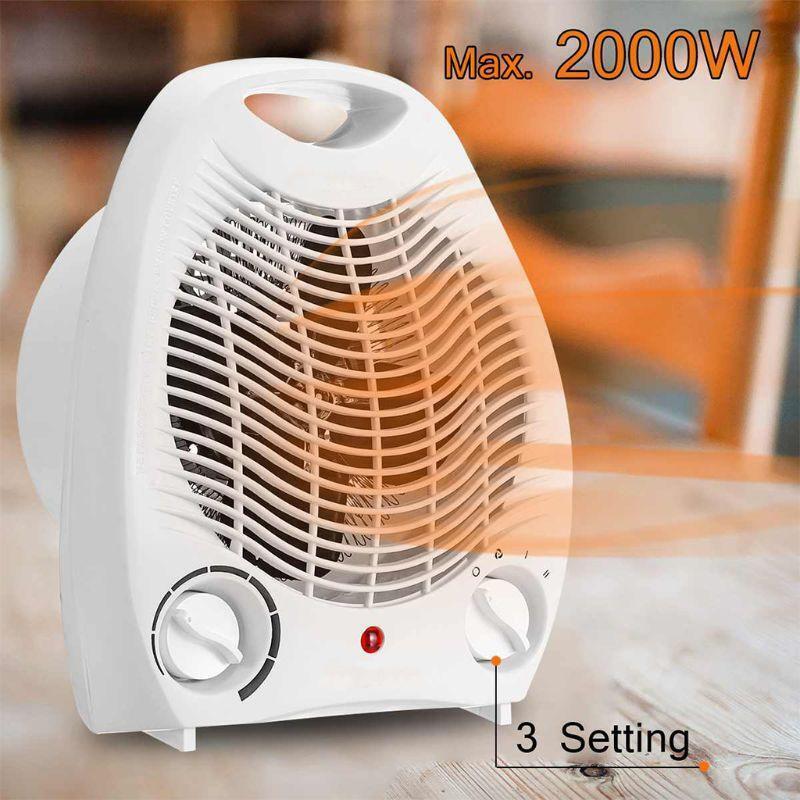 Space Heater 2 in 1 Portable Air Circulating & Heating Modes for Office Home Use