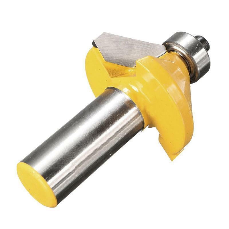 45° Chamfer & Bevel Edging Router Bit 1/2" Shank 2-1/4" Woodworking Tool New