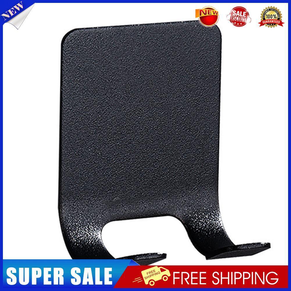 Self-adhesive Stainless Steel Double Hooks Bathroom Shaver Holder Hanger