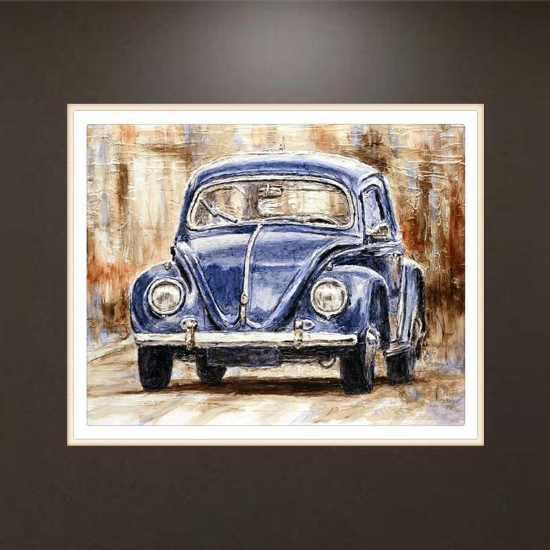 Car 5D Full Diamond Embroidery Painting DIY Painting Cross Stitch Home Decor Kit