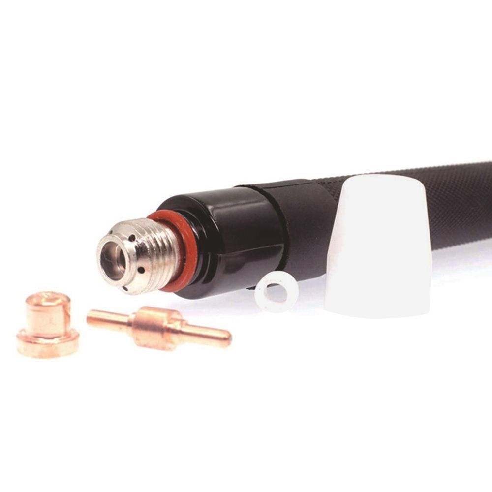 Straight Handle Plasma Welding Torch Head Electrode Nozzle PT-31 CUT40 LGK40