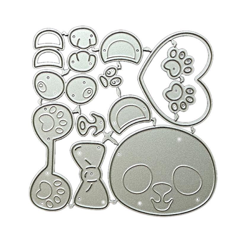 Cute Bear Metal Cutting Dies Scrapbooking Stencil Die Cuts Card Embossing Album