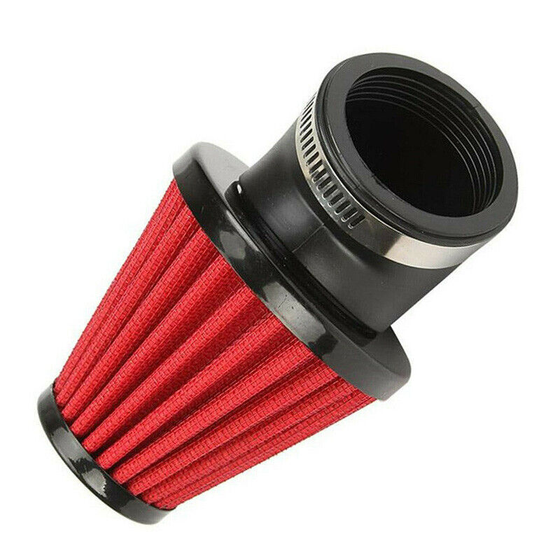 Motorcycle 42mm Tapered Air Filter 45 Degree Bend Inlet Fit For Kawasaki Suzuki