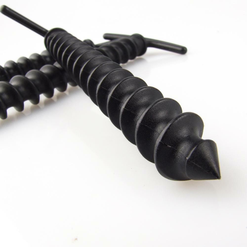 5pcs Black Plastic  Canopy Camping Stakes Pegs Ground Nail Outdoors