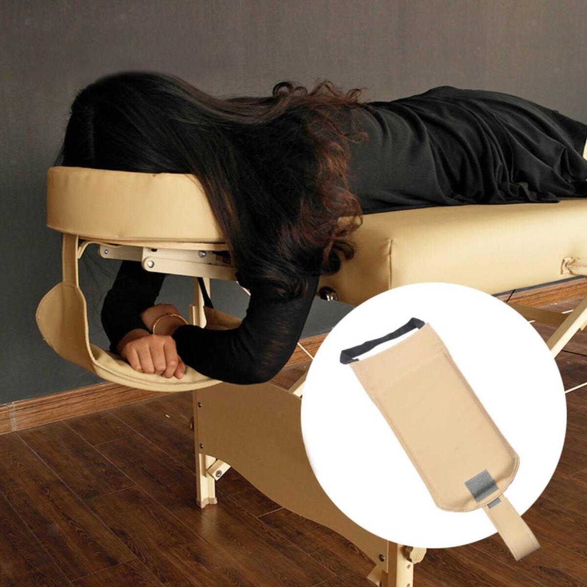 Massage Arm  Soft Sponge Leather for Massage Table Salon Bed