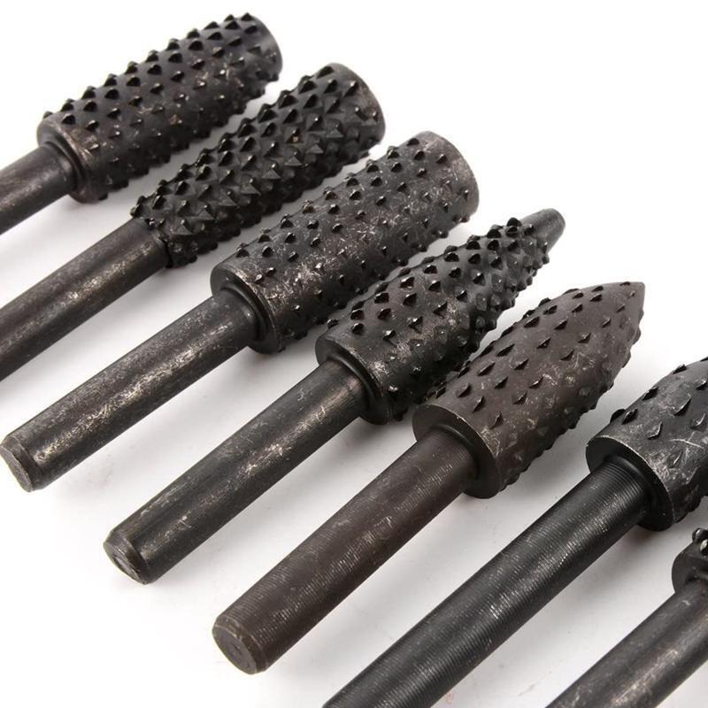 10 Pcs Wood Rasp Drill Bit Rasp File Drill Bits Rasp Set Grinding Polishing