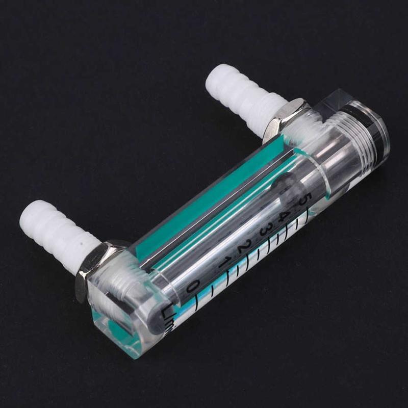Air Oxygen Flowmeter With Valve 70mm Hose Barb Pressure 0.1Mpa 1-5LPM/Min