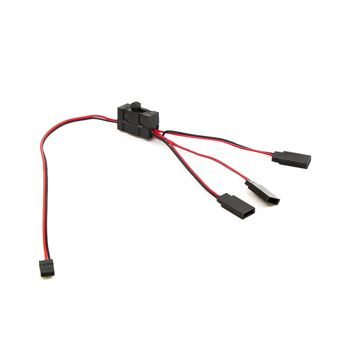 3-way Wire LED Light On/off Switch Y Cable for 1/10 SCX10 TRX-4 RC Crawler Car