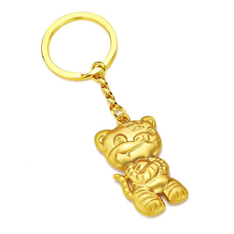 Ins Lucky Tiger Keychain Pendant Keyrings Decoration Souvenir Gift for Women Men