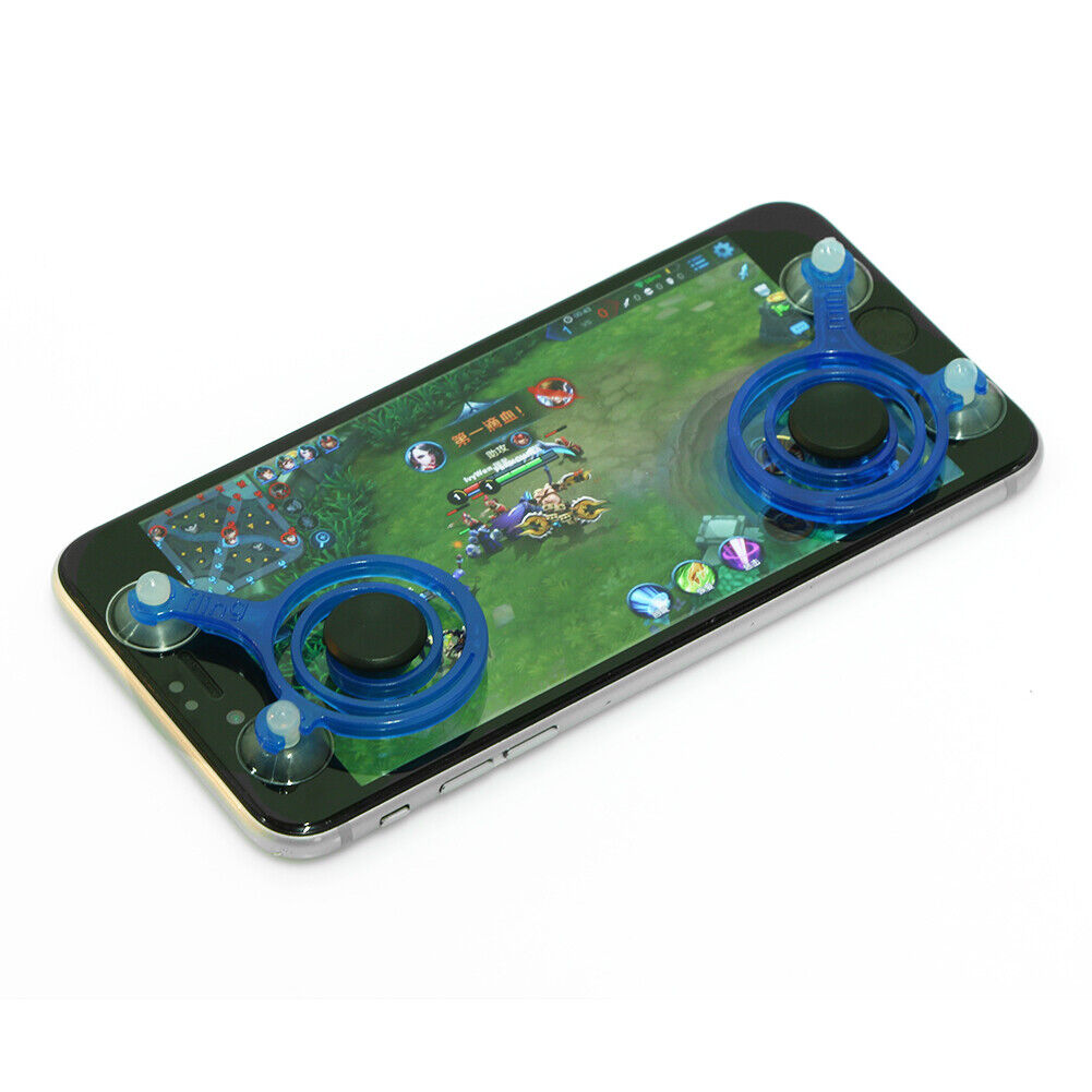 Touch Screen Joystick for Phone Tablet Arcade Games Twin Pack (Blue)