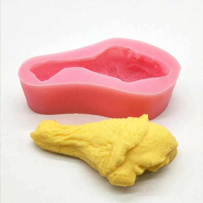 Creative Drumstick Shape Fondant Cake Silicone Mold Pastry Chocolate Mold