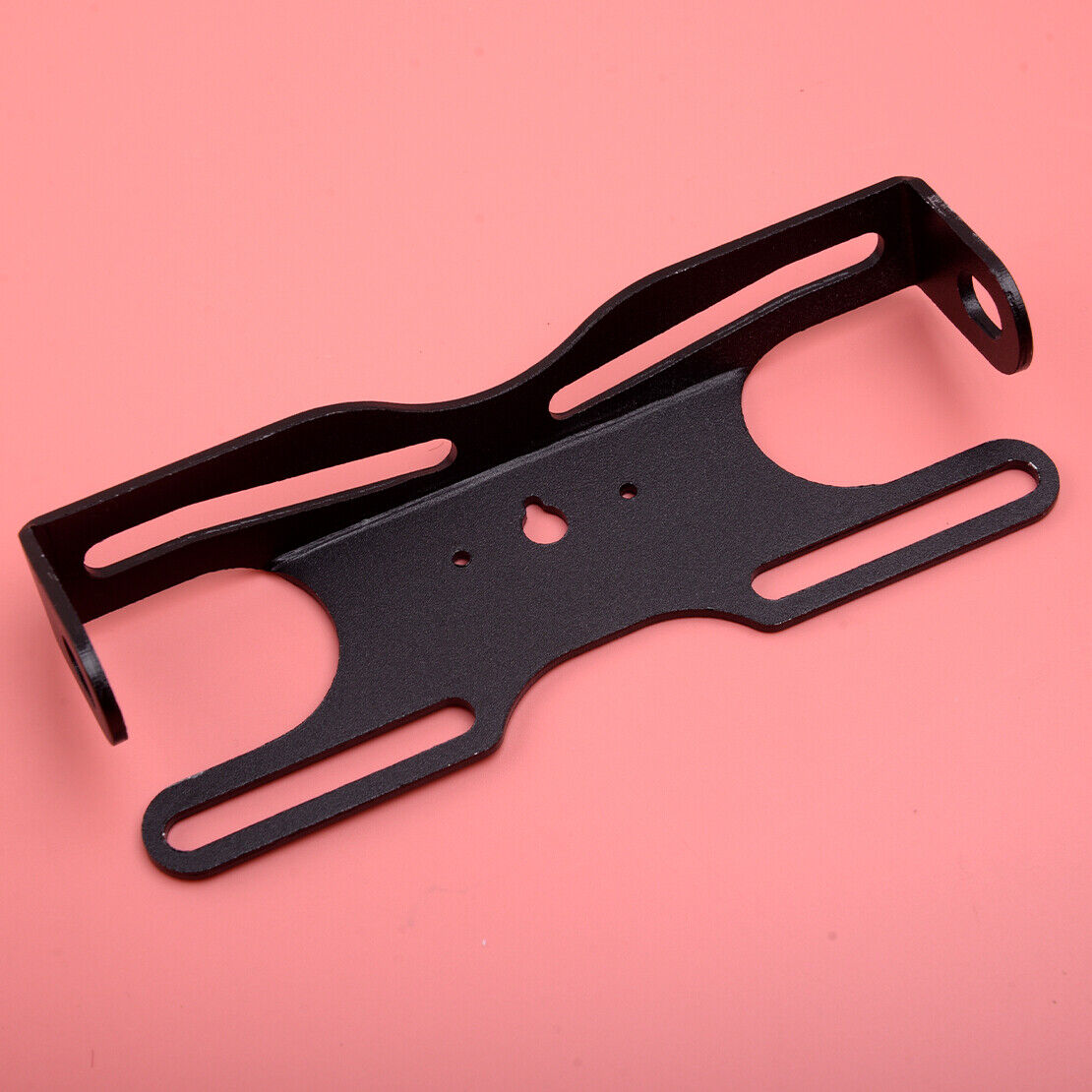 Black Motorcycle Tail License Number Plate Holder Fender Eliminator Tidy