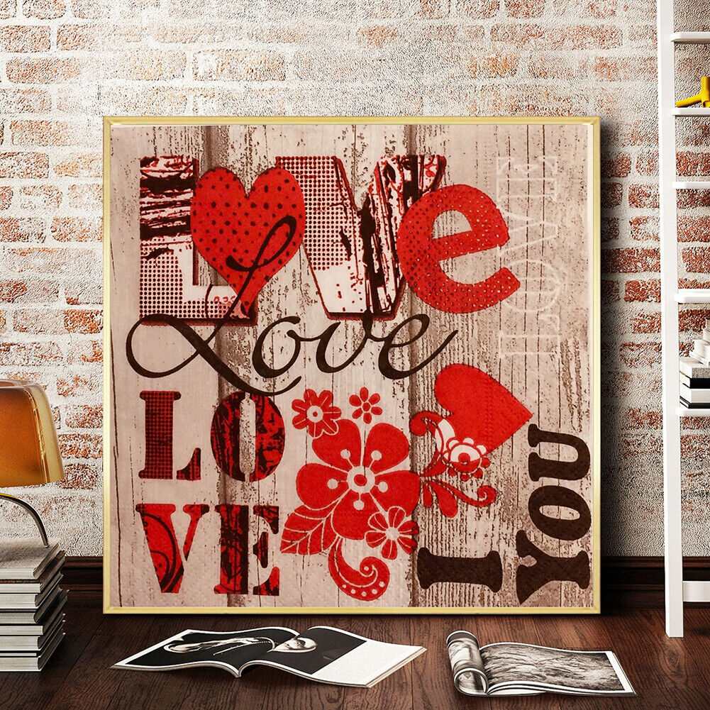 Diamond Painting English Full Round Drill Handicrafts (I Love You-X096)