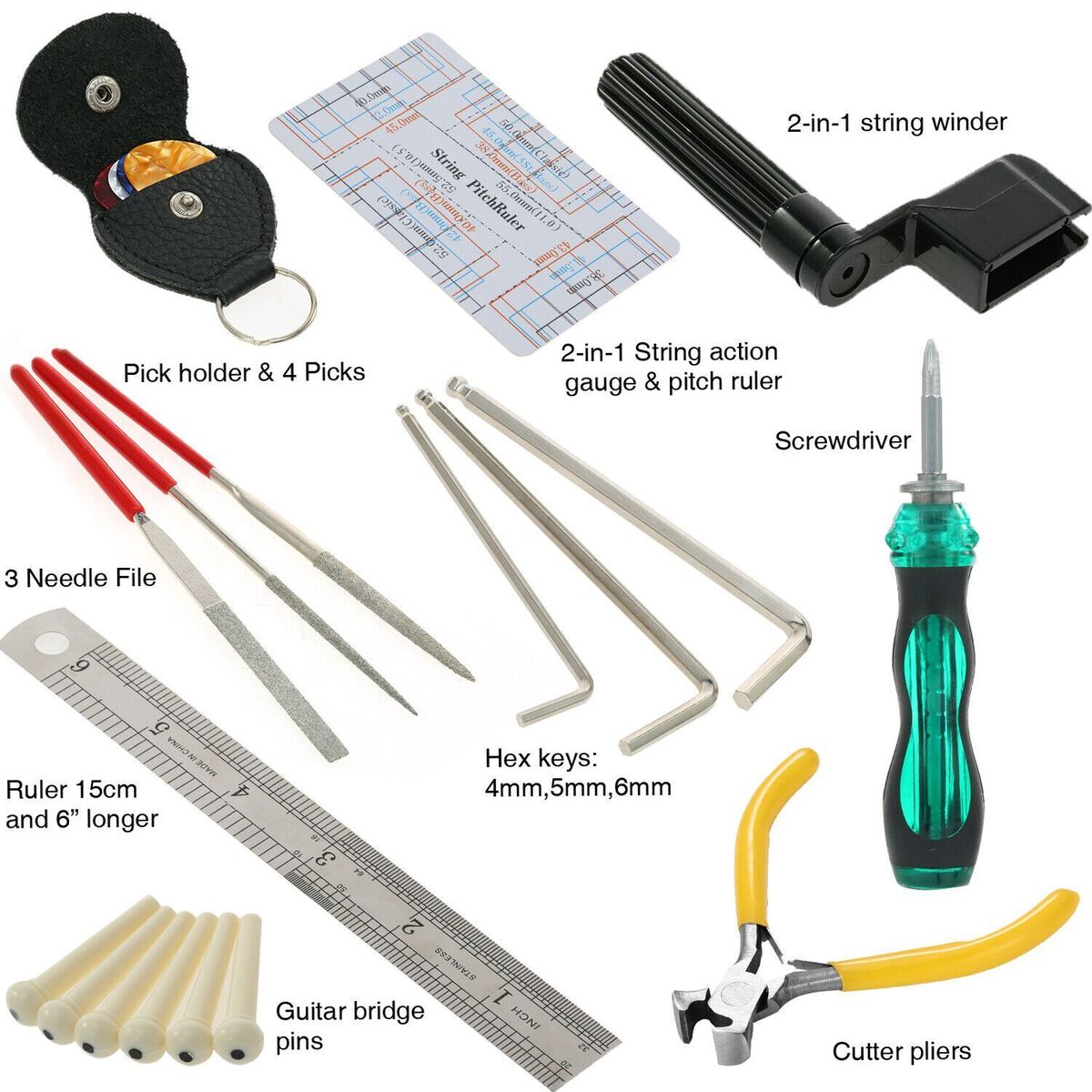 String Winder Guitar Cleaning Kits Repair Tools Maintenance Tools Tuning Wrench