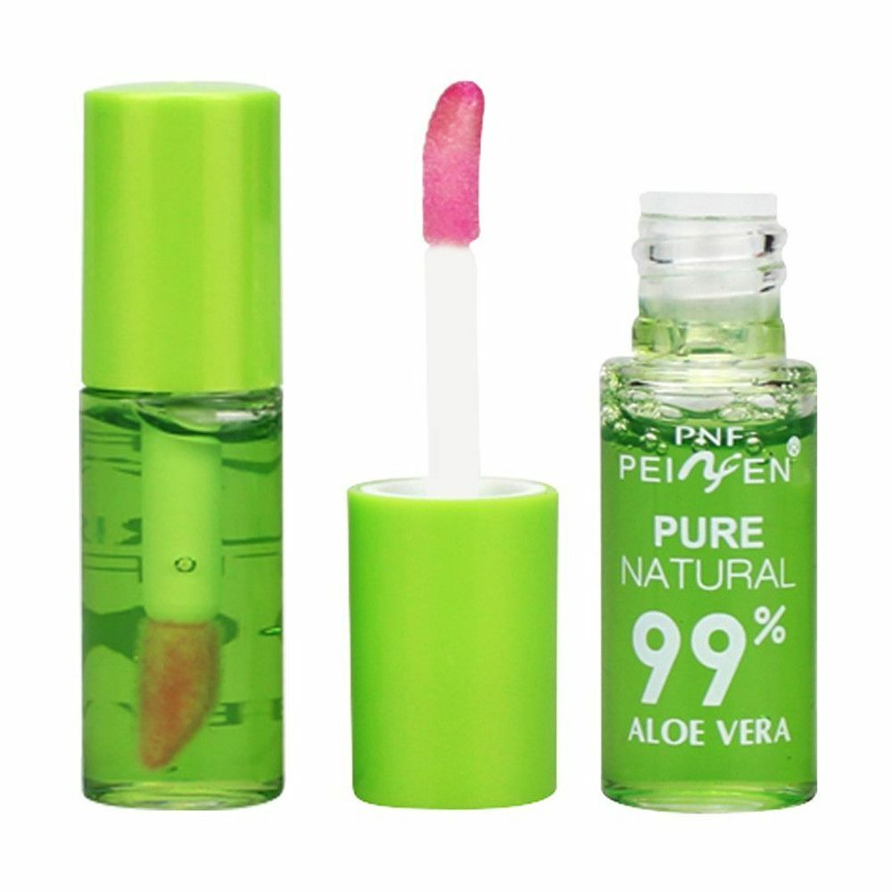 Waterproof Aloe Lip Gloss Transparent Lip Tint Color Changing Liquid Lipstick