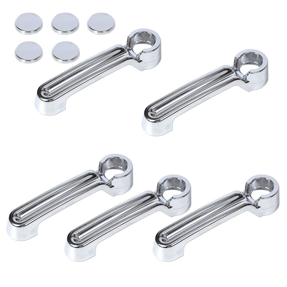 5x Chrome Door Handle Cover Trim fit for JEEP Wrangler JK Liberty Dodge 07-15 Li