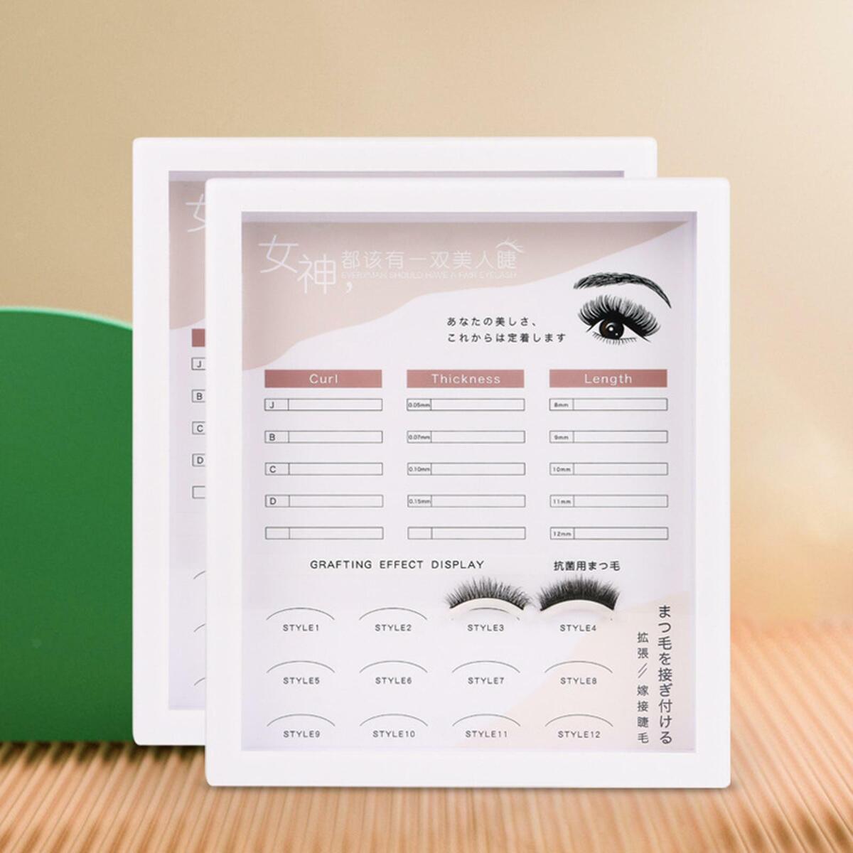 Eyelash Extension Display Plate Lashes Grafting Holder Eyelash Tools Make up