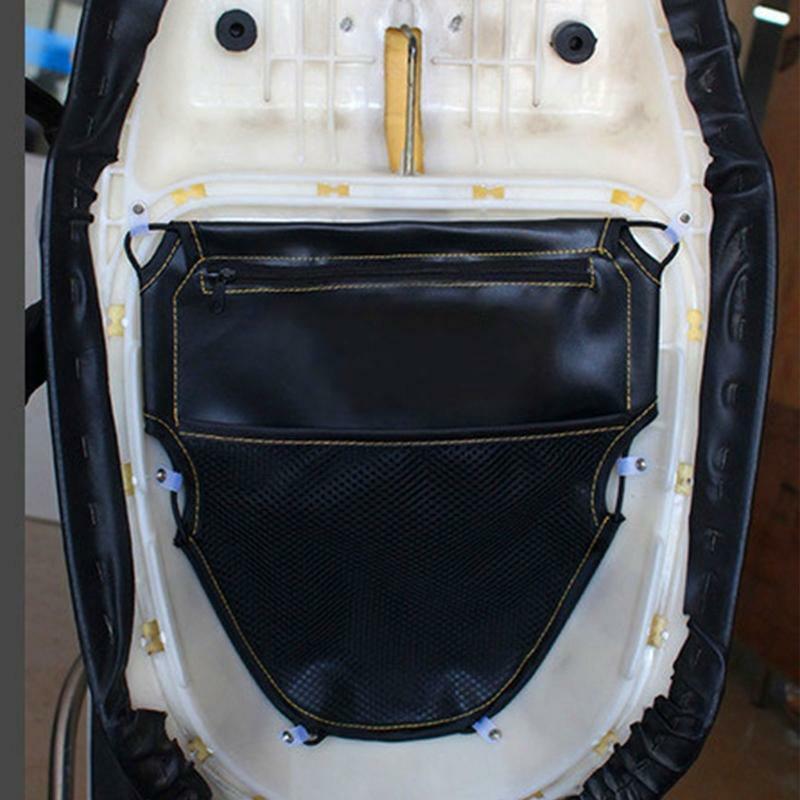 Motorcycle Seat Storage Sundry Bag Durable Separate Compartment Multiple Pockets