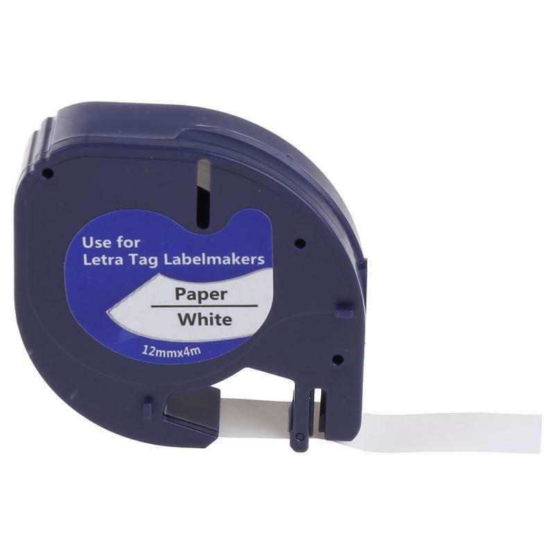 10pcs for Dymo- LetraTag 91200 Paper Label Tapes for LT-100H LT-100T QX 50 XR XM