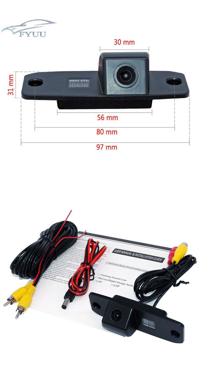 For Elantra Veracruz Sonata 480 Resolution CCD Car Rear View Camera Rearview 12V