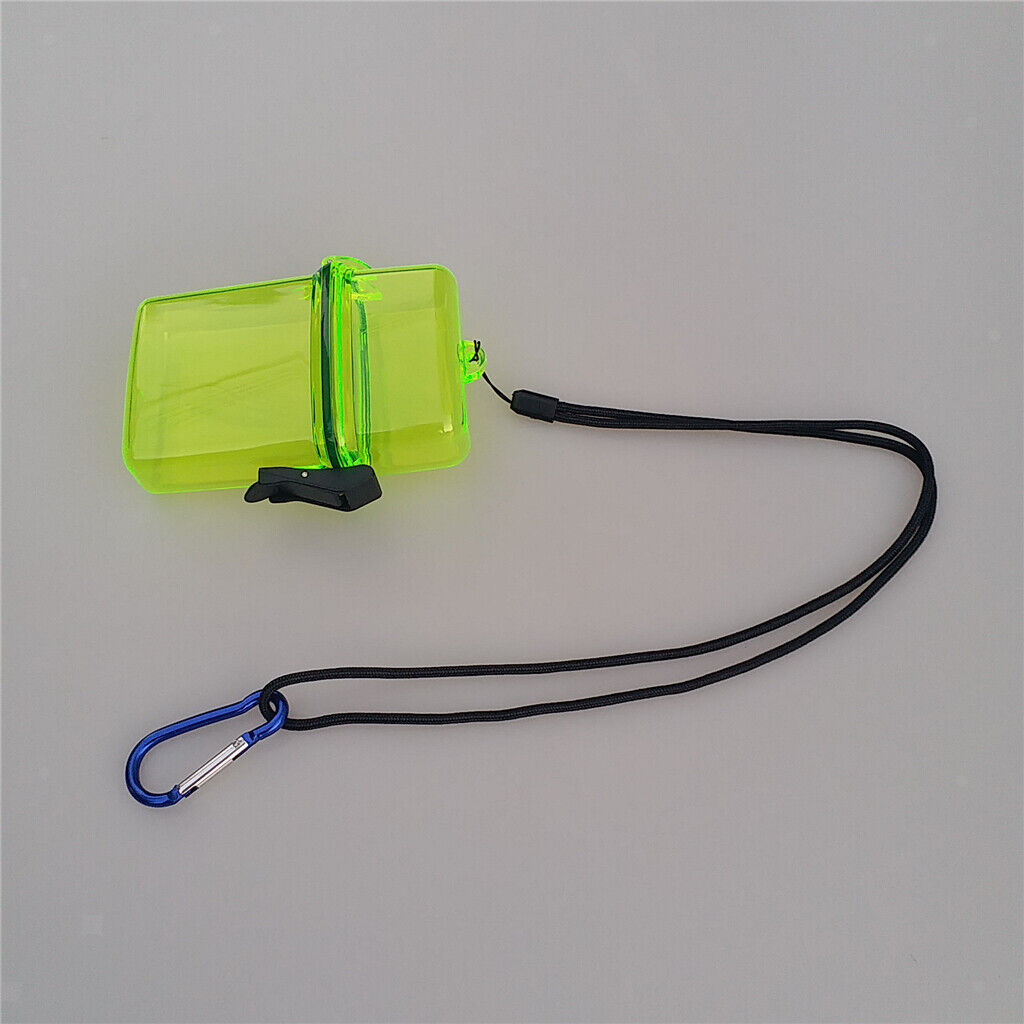 Snorkeling Dry Container & Carabiner for Kayaking Fishing Surfing Yellow