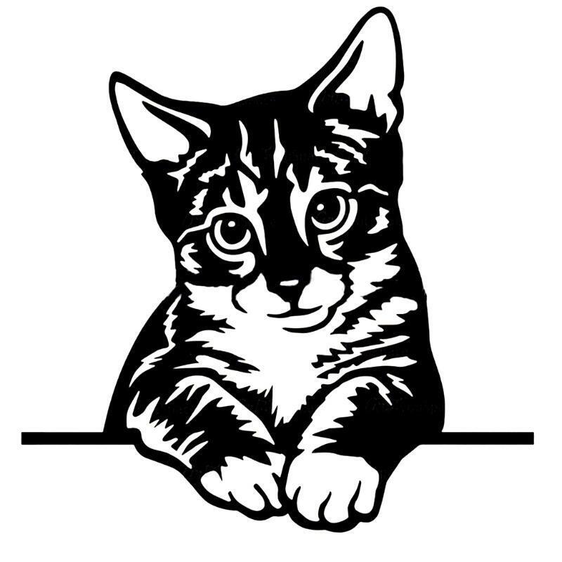 Lazy Lying Cat Shape Frame Carbon Steel Cutting Dies DIY Scrapbooking Photo