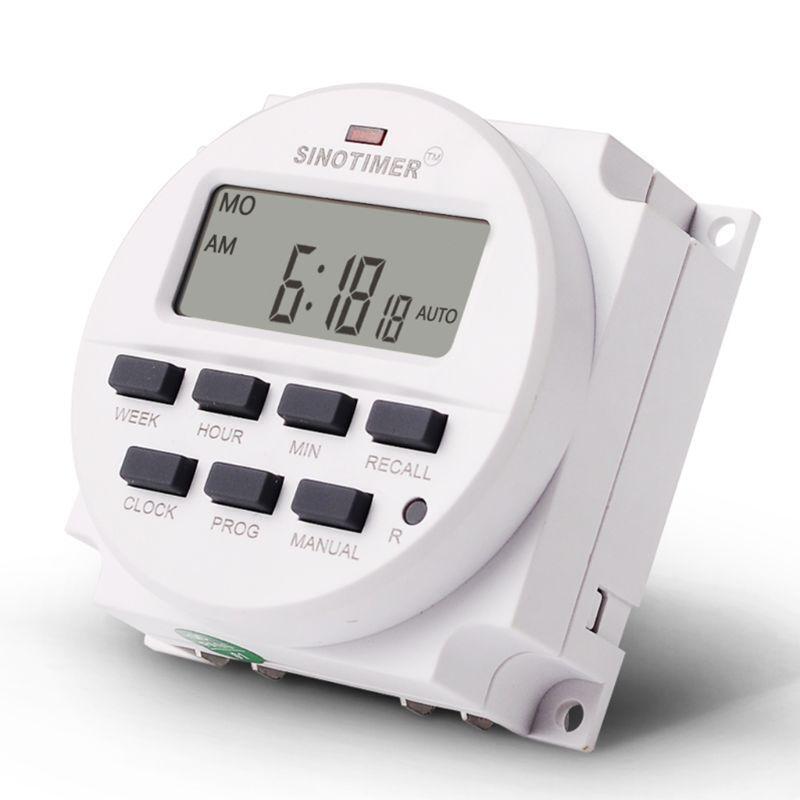 BIG LCD Digital 220V Programmable Timer Switch with Countdown Time Function