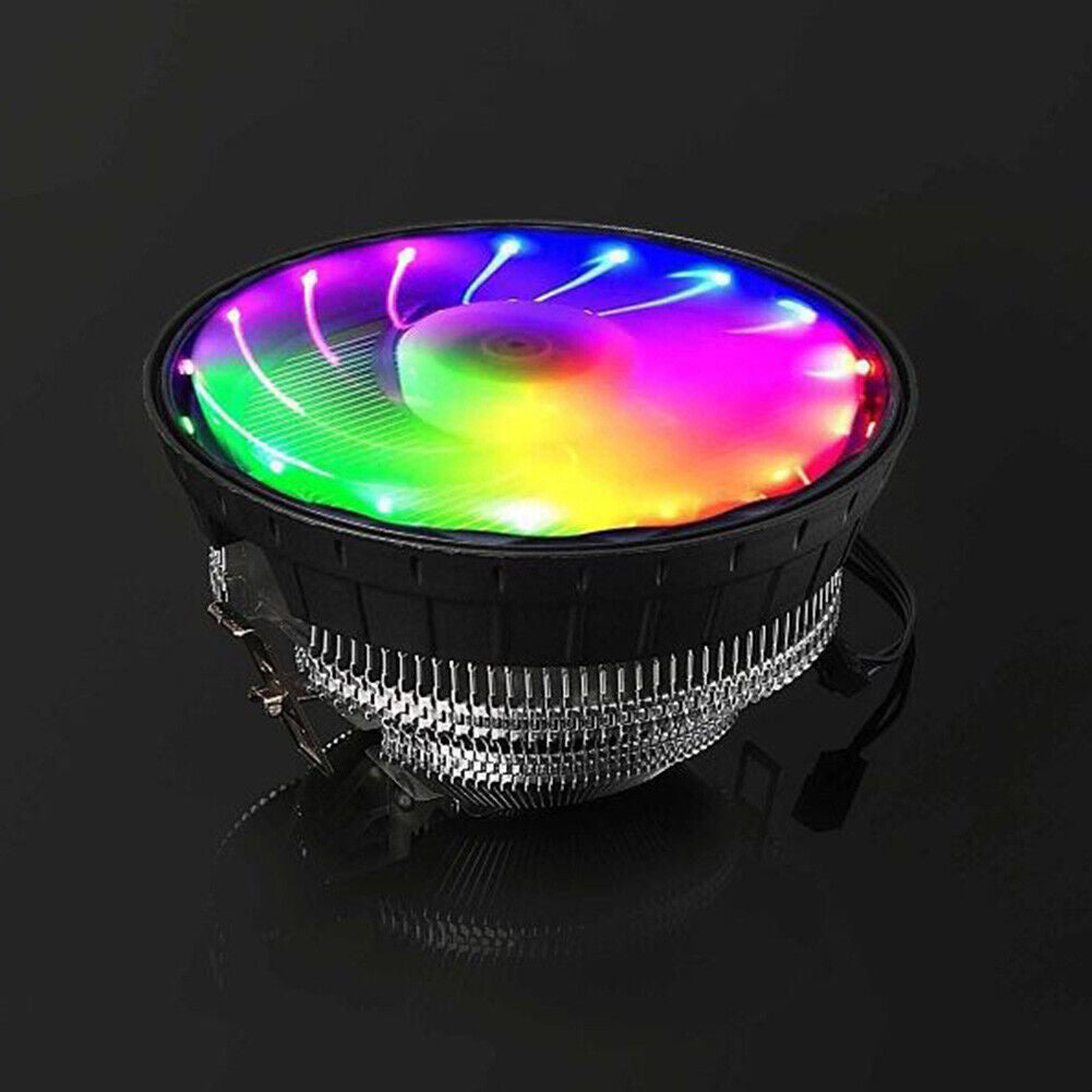 CPU Cooler Cooling Fan 3 Pin PC Computer Quiet Radiator for AMD 775/115