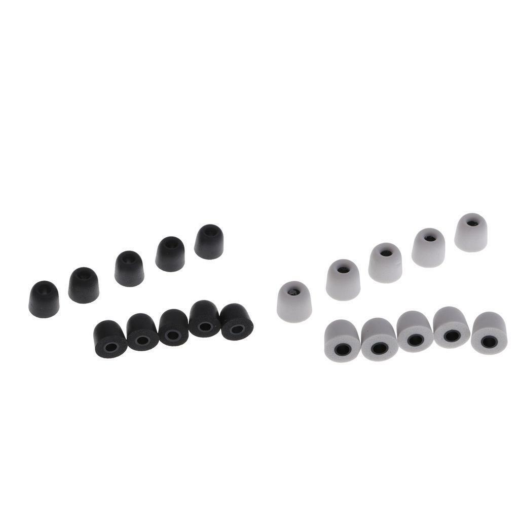 20 Pieces Earbud Memory Foam Ear Earplug  For  Headphone 4.5 mm