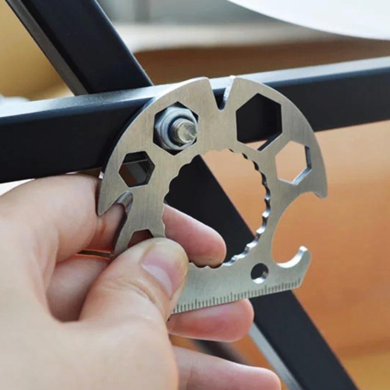 Portable Lifesaving Card Pocket Tool Multifunction Tool Can Opener Hex Wrenches