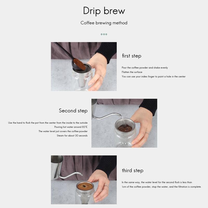 Stainless Steel Manual Coffee Grinders for Drip Coffee Espresso French Press