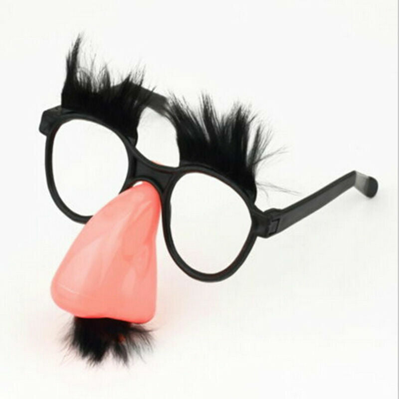 Funny Groucho Marx Beagle Glasses Nose Mustache Hair Disguise Novelty Art Party