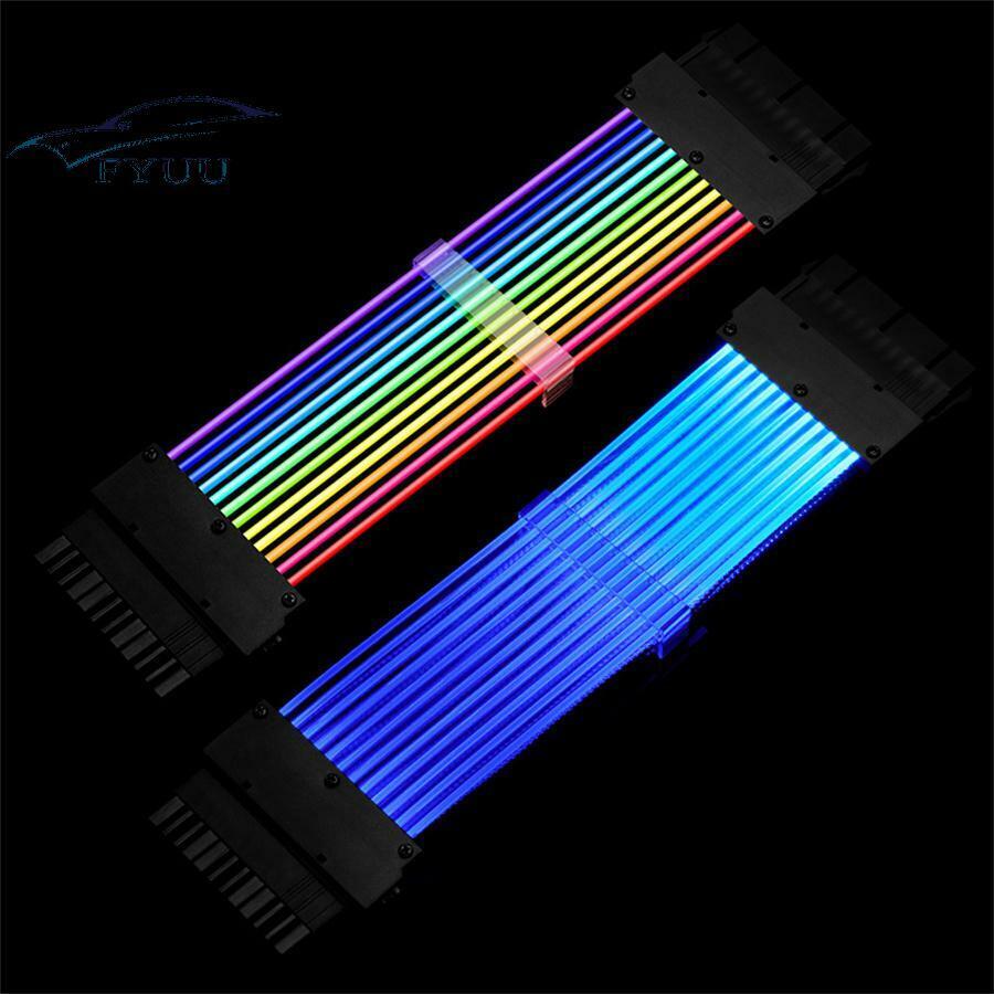 24-Pin Motherboard ARGB 5V 3Pin  Extension Cord Addressable RGB SYNC Cord Wire