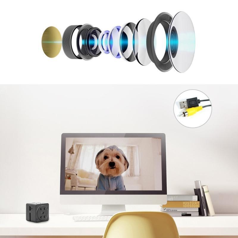 USB Camera IR Night Vision Indoor Outdoor Webcamera for Home Baby Apartment