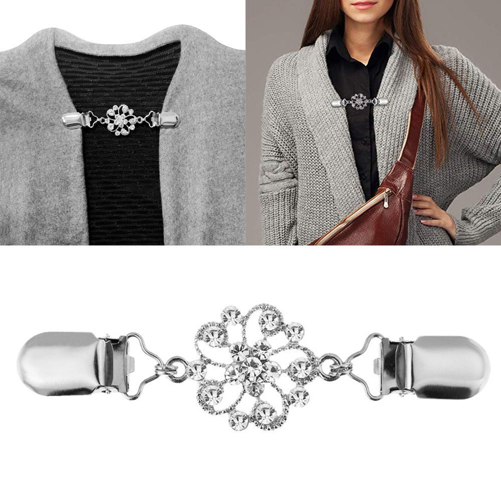 Sweater Shawl Clasps Shirt Collar Clips Duck mouth Clothing Pins Cardigan Clip