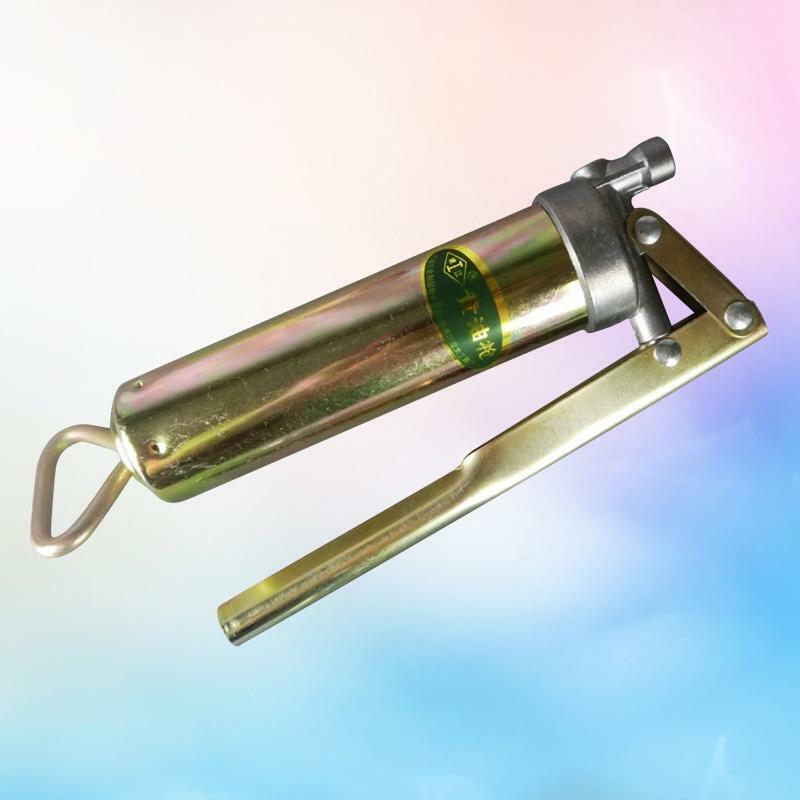 Durable Metal High Pressure Oiler Mini Grease Gun Lubricating Oil Syringe 200cc