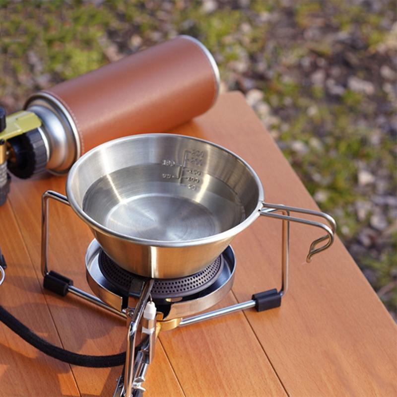 350ml Sierra-Cup with Scale For Outdoor Camping Pinic With Folding Handle Gift