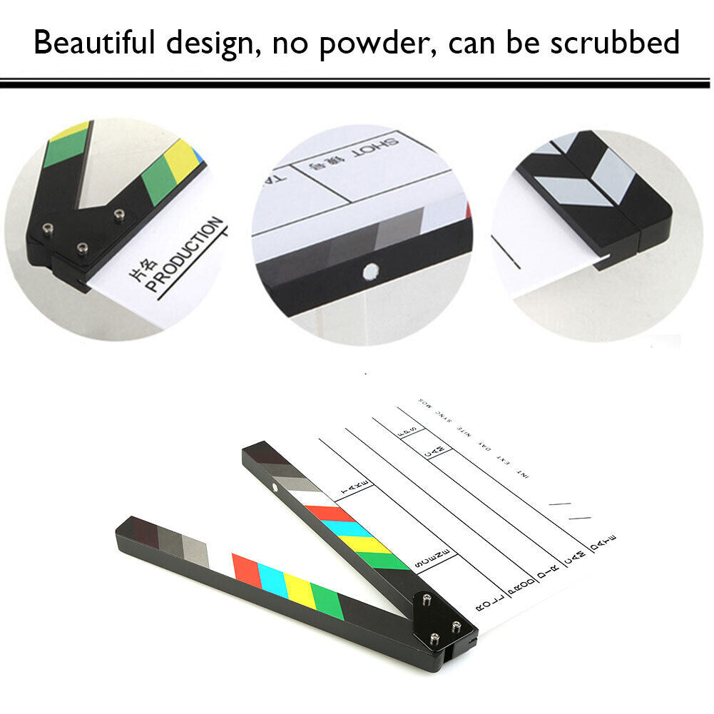 Director Video Scene Clapperboard TV Movie Clip Film Action Clapper Board