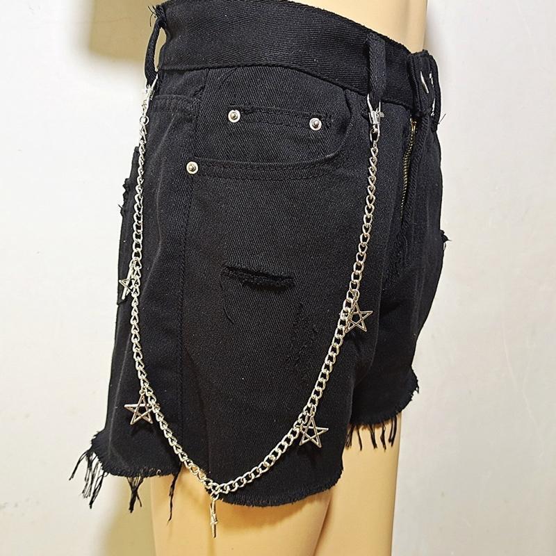 Hip Hop Pants Chains Punk Trousers Chain Biker Heavy Thick Wallet Chains for Men