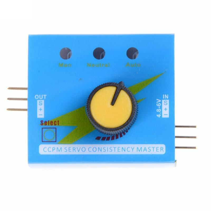 ccpm Servo Consistency Master Gear Tester  Checker with 3 Indicators 4.8-6V 3CH