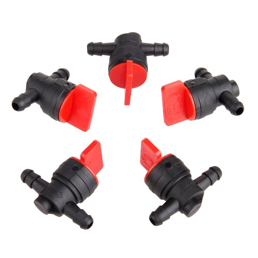 5pc InLine Straight Fuel Gas Cut-Off Shut-Off Valve Parts For BRIGGS & STRATTON