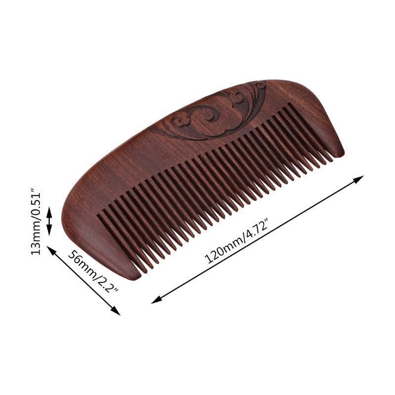 Pro Hairdressing Anti-static Fragrant Natural Wood Wooden Hair Care Comb