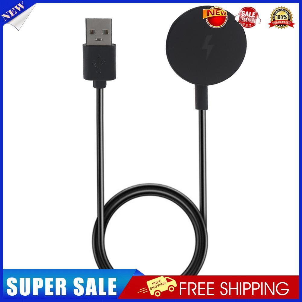 Smartwatch Charging Cable Dock for Fossil Gen 1/2/3 Charger Stand (Black)